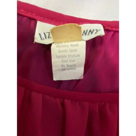 Vintage Women's Dress size 6 8 Lizzy & Johnny by Lucero drop waist 80's retro - Picture 7 of 9